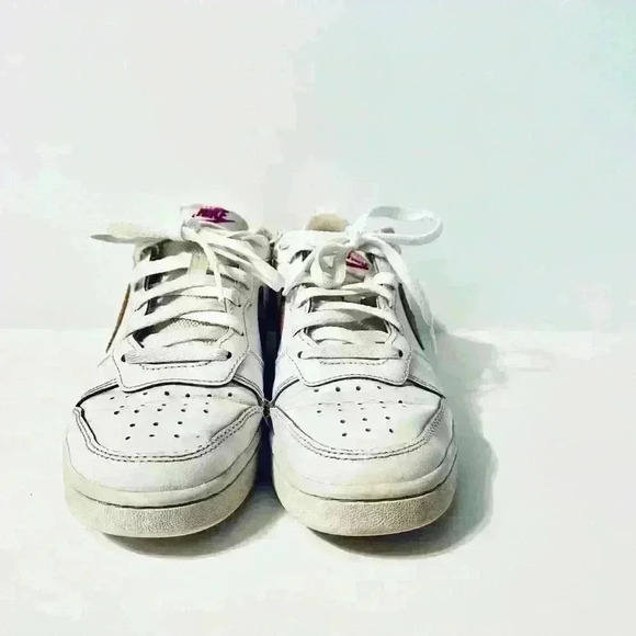 Nike | Court Borough Low 2, White with Copper/Vivid Purple, Unisex Big Kids 5Y - Picture 3 of 10